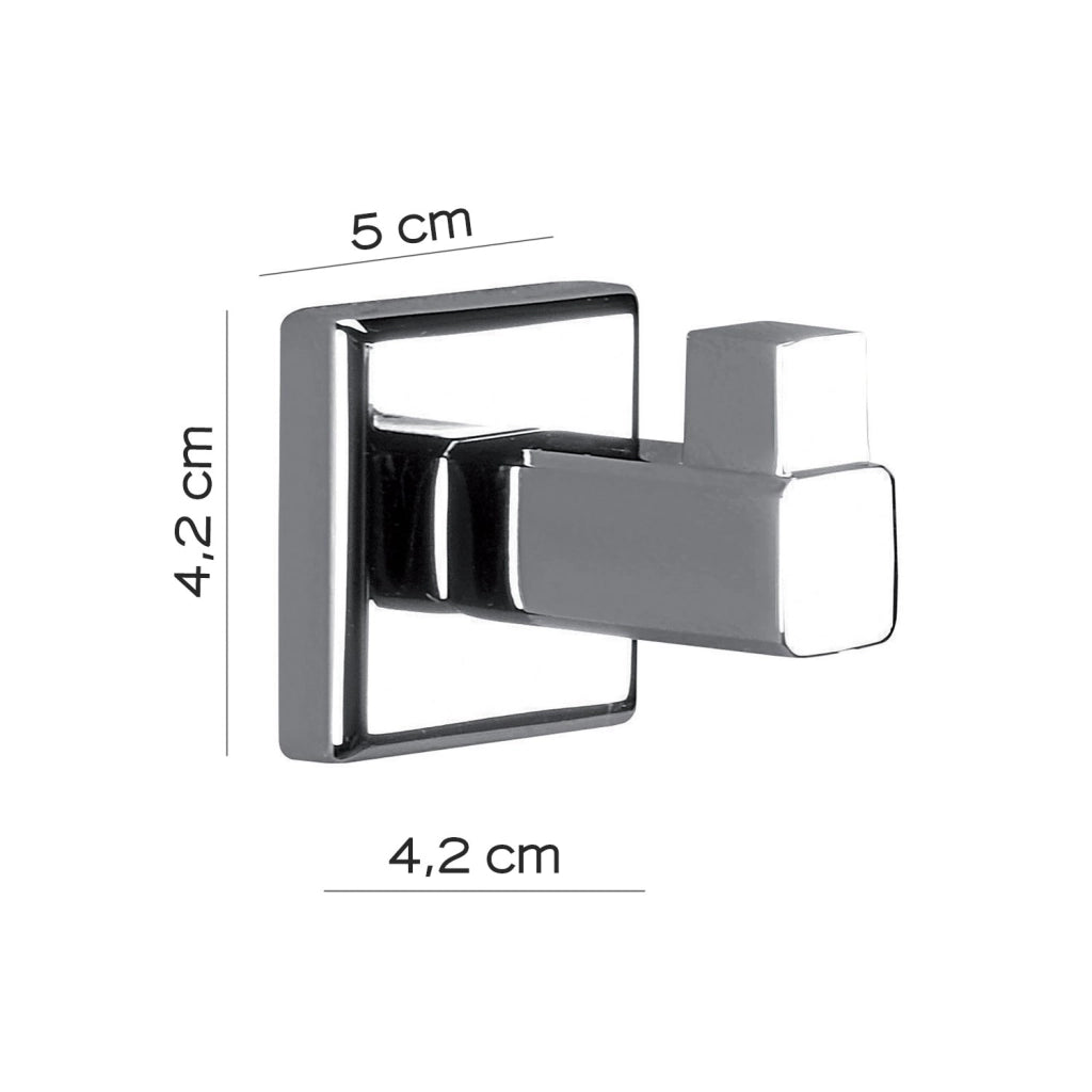 Appendiabiti da muro in acciaio inox AISI 304 e Cromall 6926 Gedy serie COLORADO Cromato