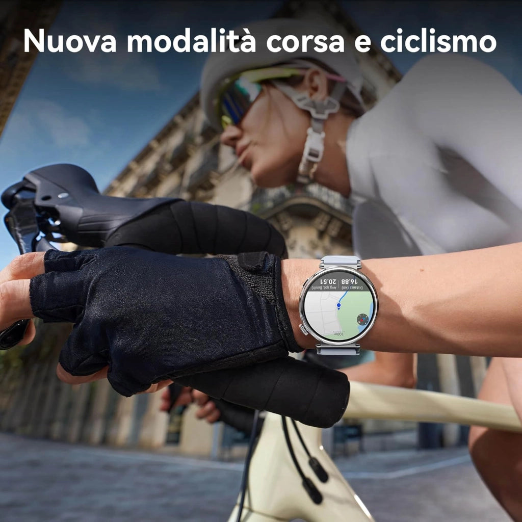 HUAWEI WATCH GT 5 41mm Smartwatch, Design Elegante, Nuova Modalità Corsa e Ciclismo, Monitoraggio della Salute, 7 Giorni di Durata della Batteria, iOS e Android, Dorata