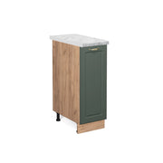Armadio cucina dispensa alto Fame-Line Verde-oro rustico/Rovere dorato 30 cm, PL Marmo Vicco