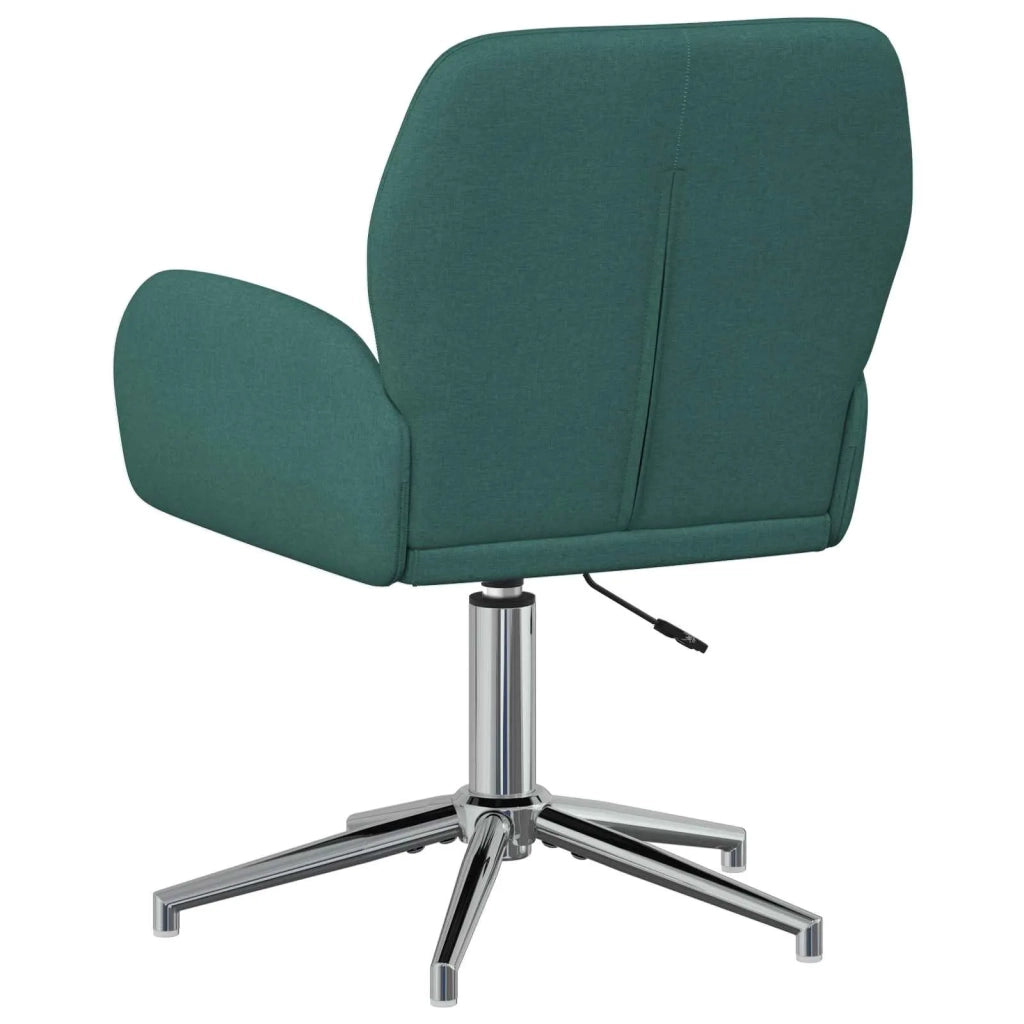 Sedie da scrivania girevoli 2 pz 54 x 58 x 90 cm Verde Scuro 3428299