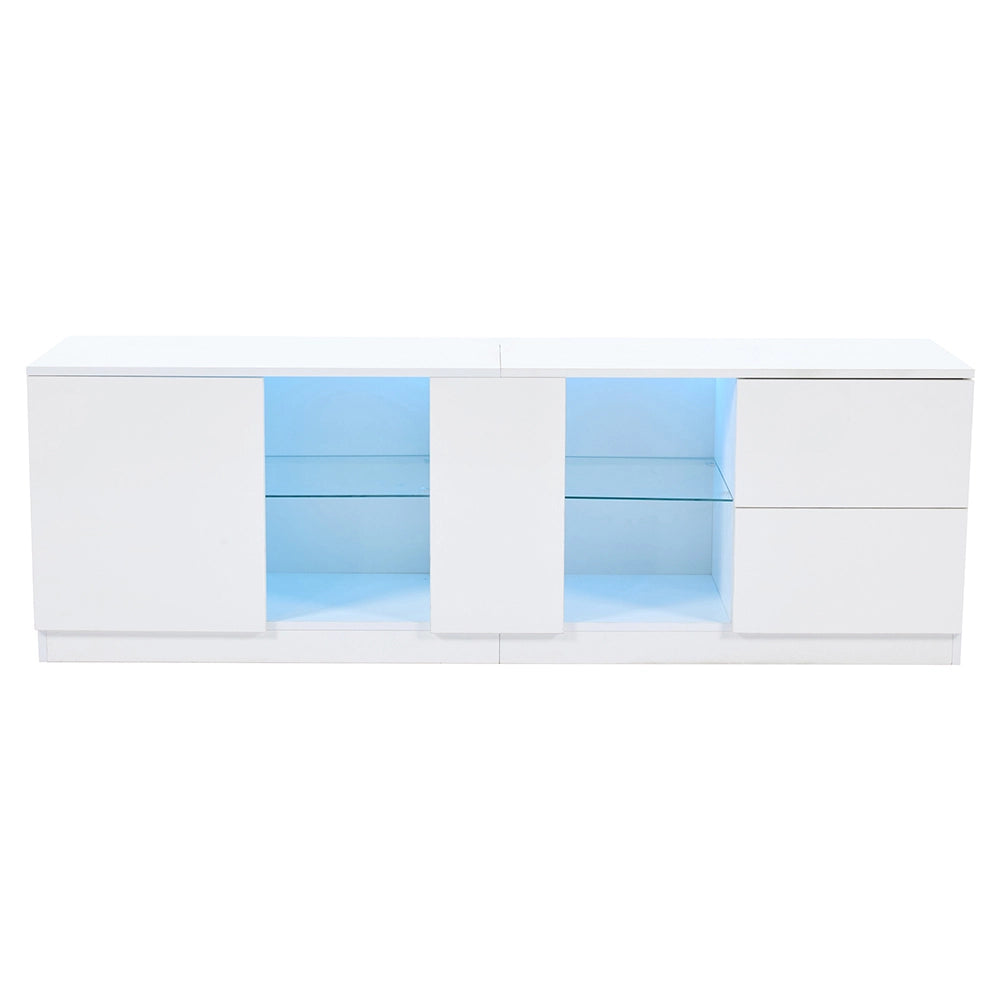 Mobile TV LED - Xylo - 160x40x52cm lucido per 65"