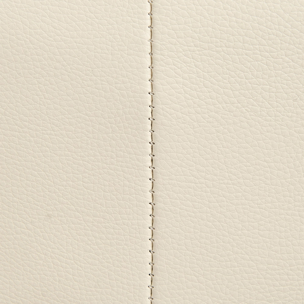 Set di 2 sedie da pranzo in legno chiaro e compensato beige in tessuto boucle di poliestere Gambe in legno di gomma Stile tradizionale retrò