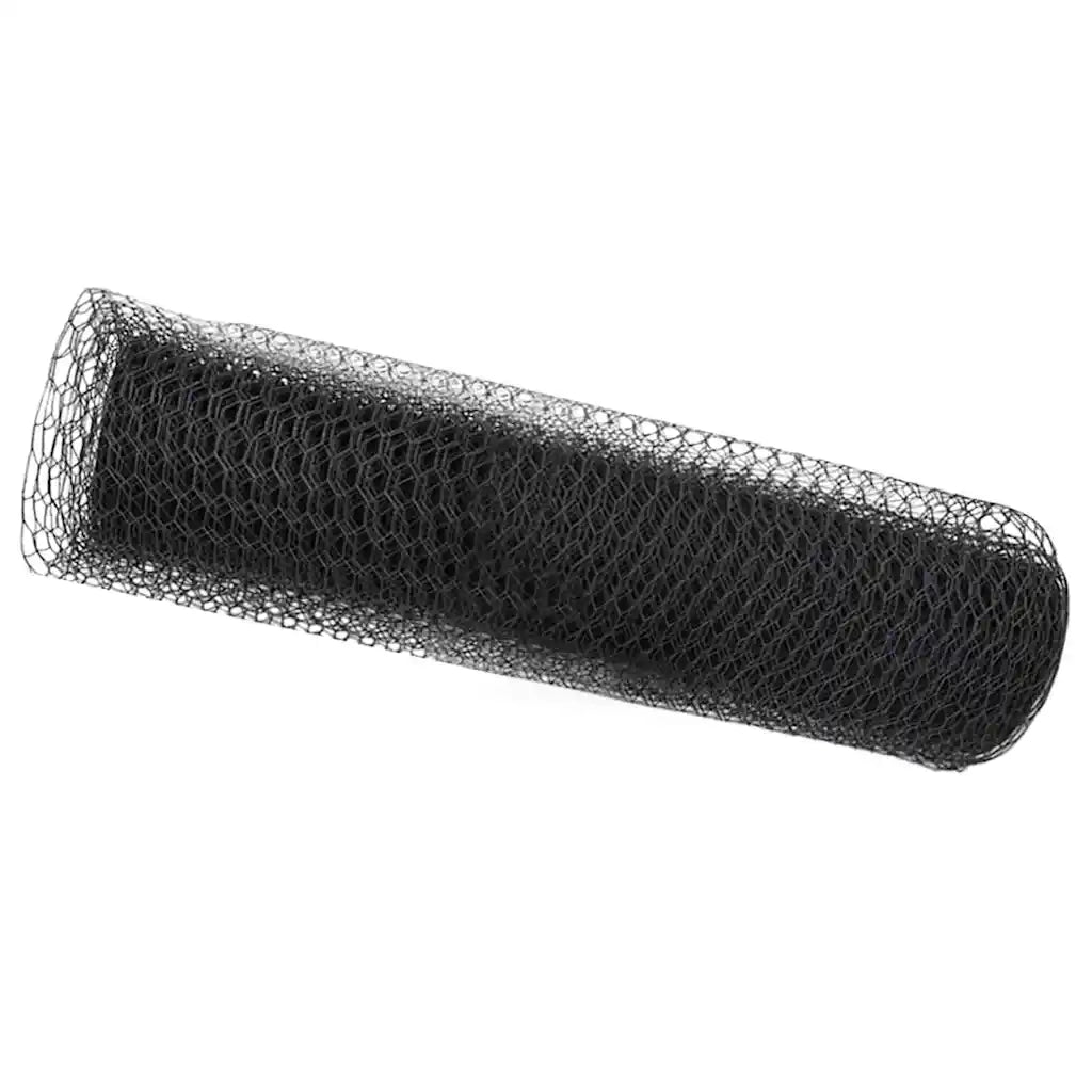 Recinzione Esagonale Grigio 0,8 x 50 m PVC 42005565