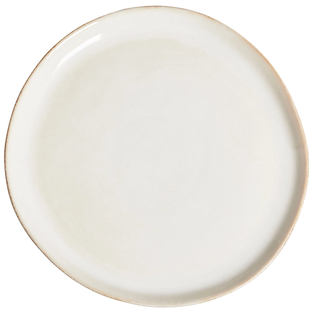 Set di 24 stoviglie in gres caolino fatto a mano con smalto reattivo Finitura Beige chiaro Cucina Sala da pranzo