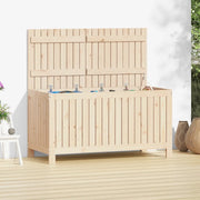 Contenitore da Giardino 121x55x64 cm in Legno Massello di Pino 823843