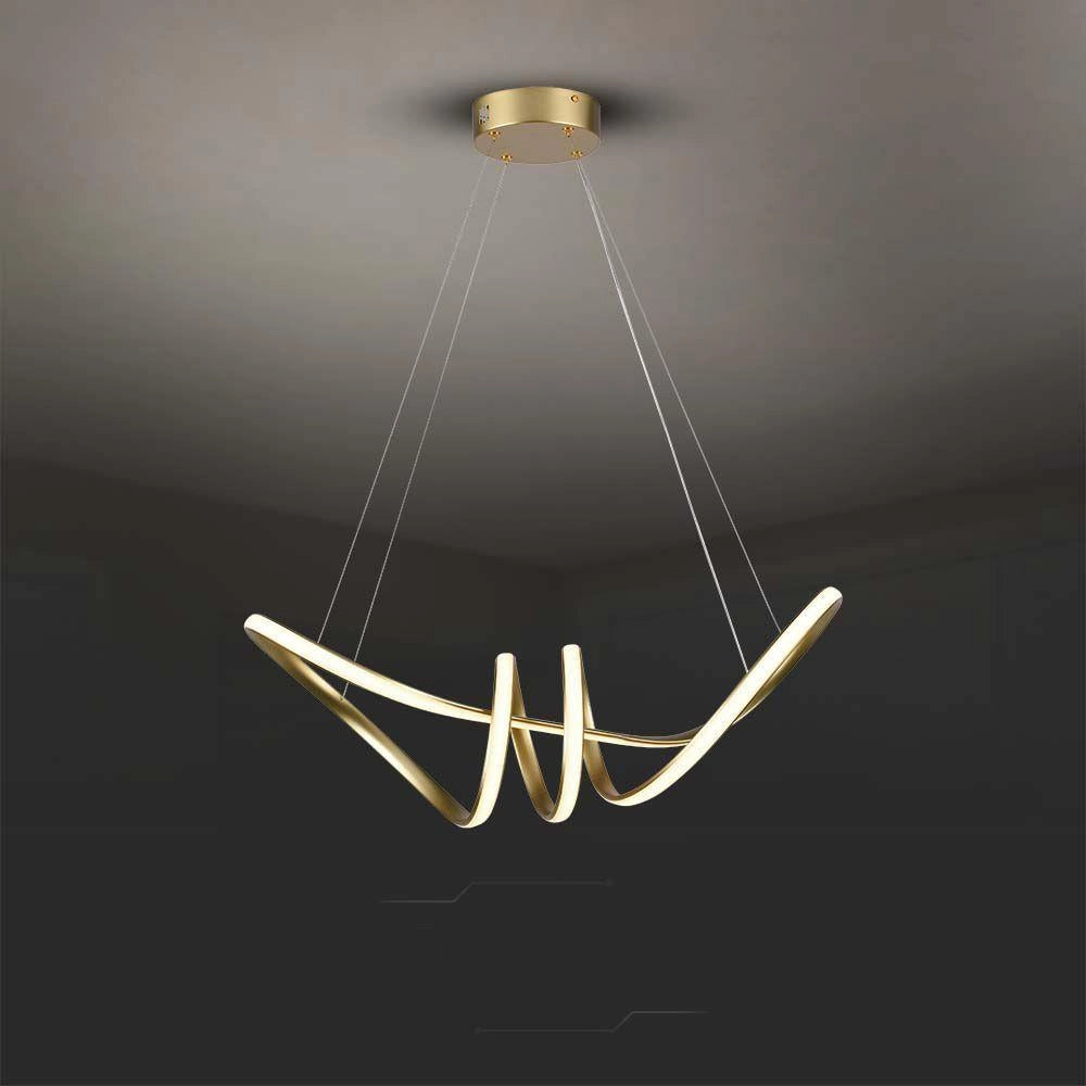 Lampada a sospensione LED lineare oro 3000K V-TAC