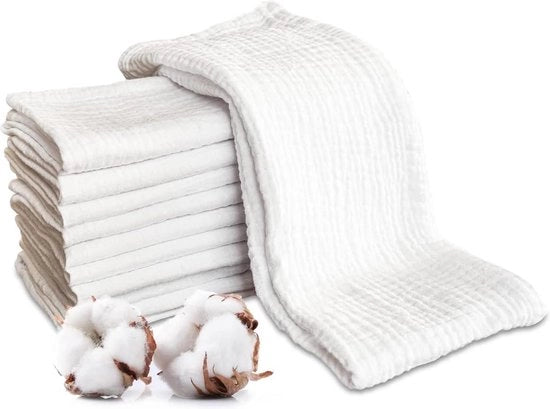 Set di spugne per bambini multifunzionali ecologiche - set di 10 - asciugamani per bambini 50 x 30 cm