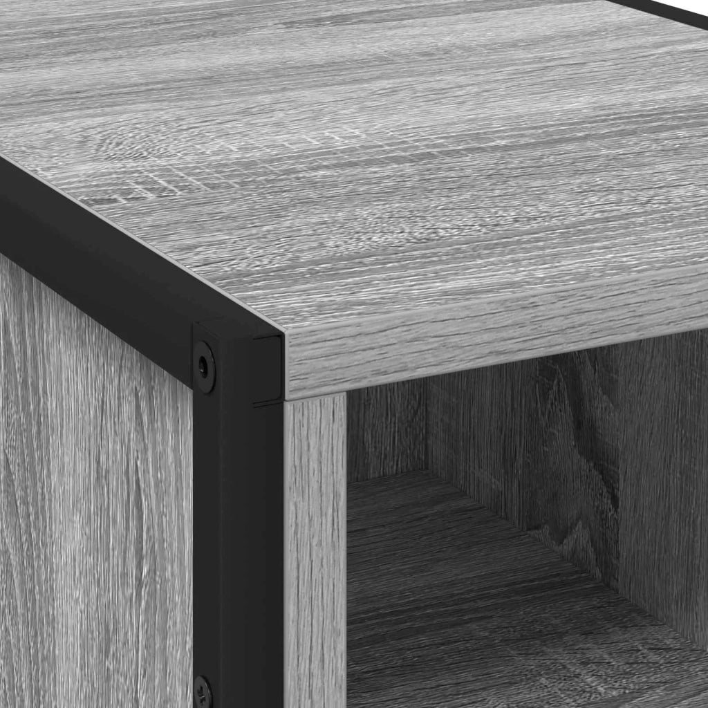 Comodino 2 pcs Grigio Sonoma 39.5 x 30 x 50 cm