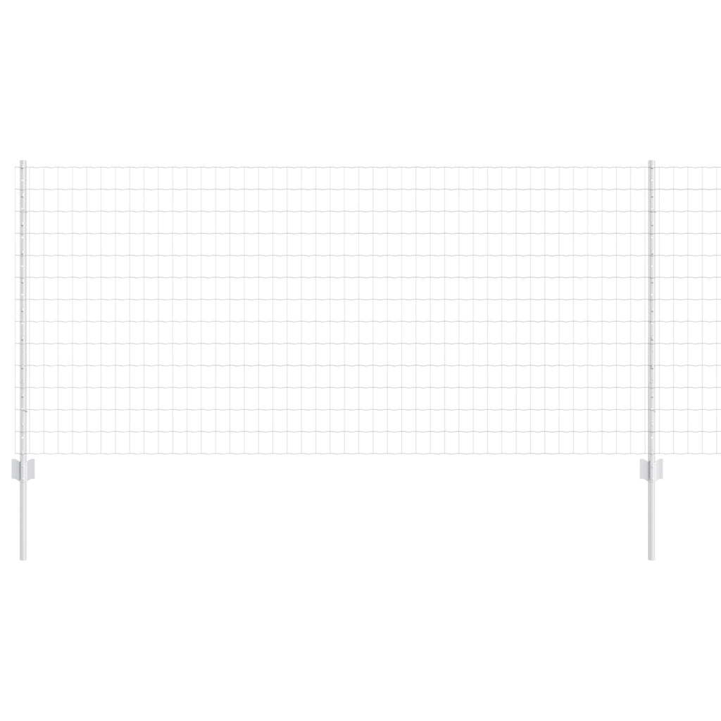 Recinzione Euro con 22 Pali Argento 1x25 m Acciaio