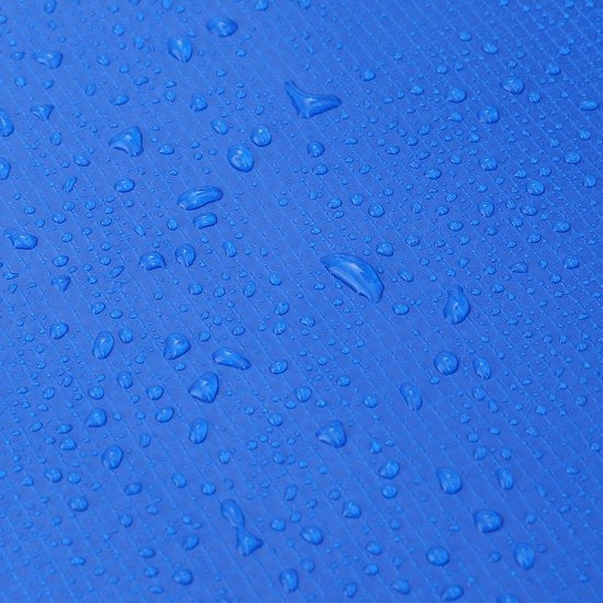 Trampolino copertura - Protezione esterna - Kit di sicurezza - Blu