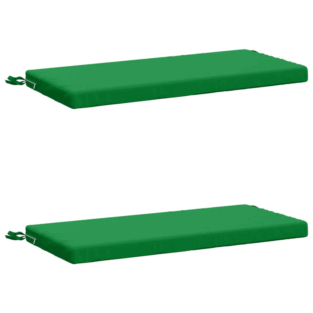 Cuscini per Panchina a 2 Pezzi SOEST 2 pz 100% Poliestere Verde 948657