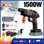 Hogedrukreiniger a batteria senza fili - 1500W - Autoavviamento - 48V batteria - Slang da 5M