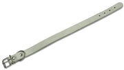 Utilia Pet COLLARE IN CUOIO DI BUFALO SFODERATO cm. 51x2,5 col. Grigio
