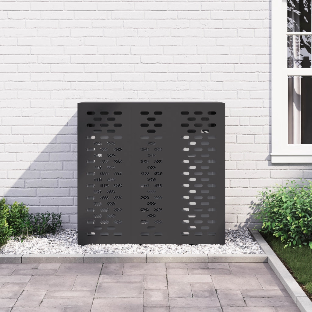 Copertura Condizionatore - Nero, 110 x 50 x 105 cm