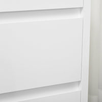 Cassettiera 3 Cassetti 70x37x75 cm in Truciolato Bianco