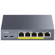 CUDY GS105P - SWITCH 5 PT GIGABIT POE+ 36W
