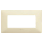Bticino matix placca 4 posti tecnopolimero colorata am4804 *** colore avorio, confezione 1