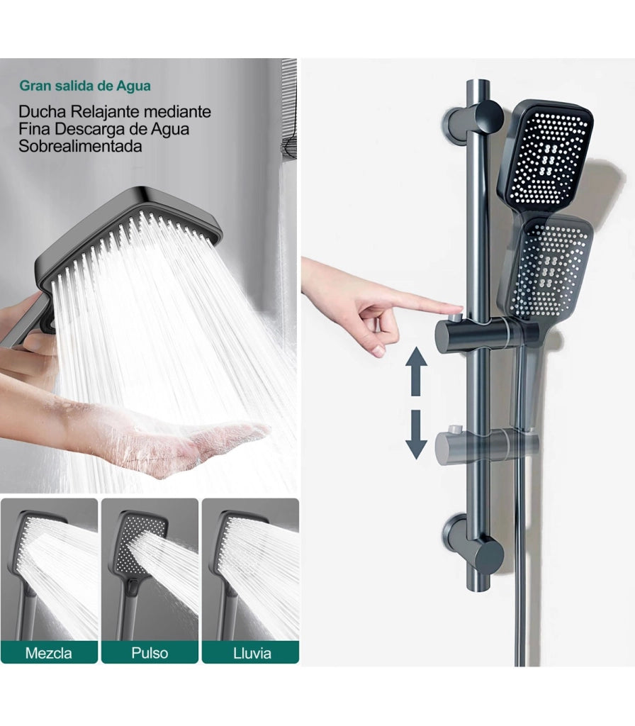 Colonna Doccia-Bagno LH-999+KIT | Rame Massiccio | Monocomando | Cuore Ceramico