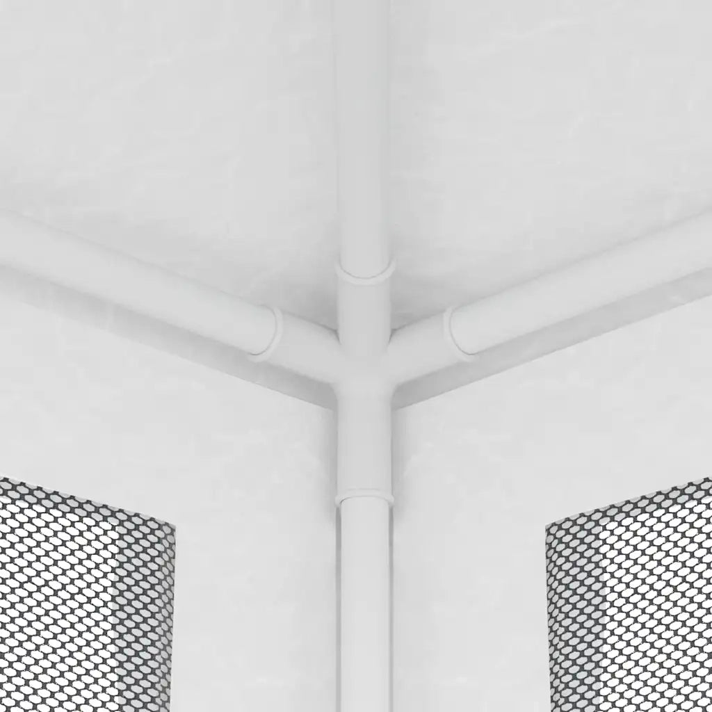 Tendone per Feste con 4 Pareti in Rete 2x2 m Bianco cod mxl 48618