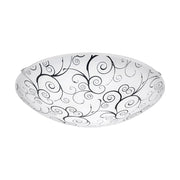 Plafoniera Contemporanea Margitta 1 Acciaio Bianco 3 Luci Led Integrato 3,6W