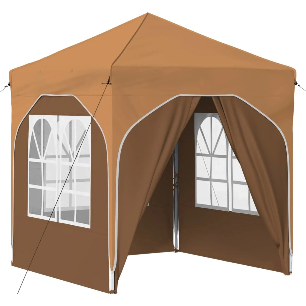 Tenda per feste a pop-up 192 x 192 x 245 cm Beige 42019837