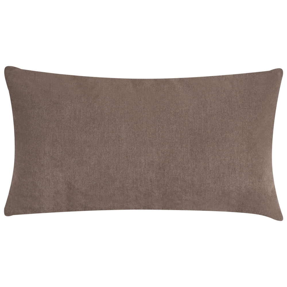 Divano imbottito minimalista a profilo ribassato a 3 posti con seduta profonda marron stile minimalista