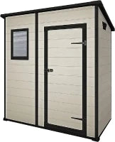 Casetta da Giardino Manor 6x4 Pent, Beige, 183,5 X 111 X 200,5 h