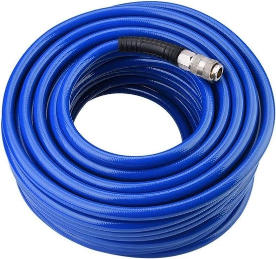 Sistema di connessione PVC per persirola 1/4 pollici con snella connessione europea da 30 m - tubi resistenti - diametro interno 95 mm - pressione massima 300 psi.