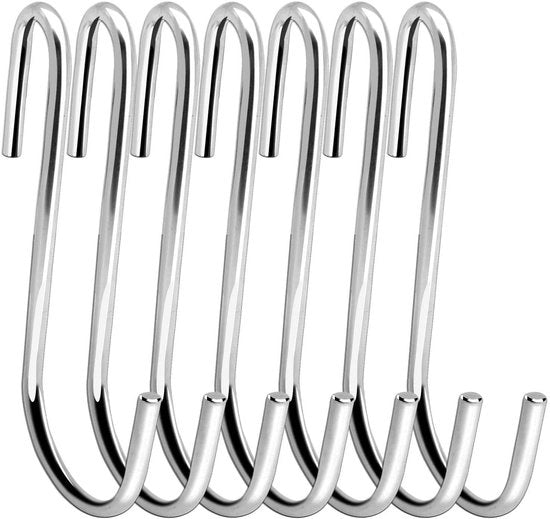 S-haken pesanti - set di 12 - 10,16 cm - metallo