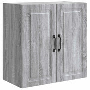 Mobiletto a muro Sonoma grigio 59 x 31 x 60 cm