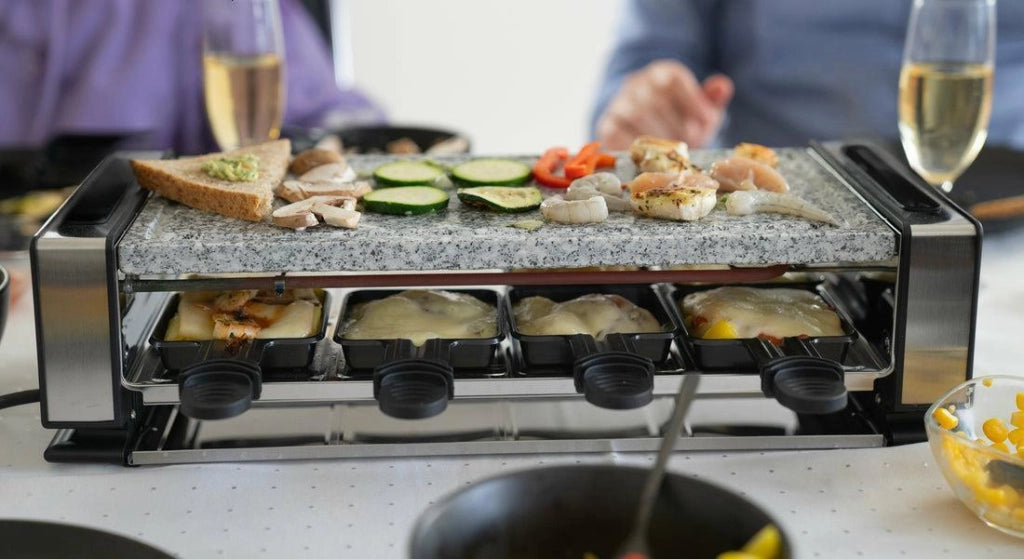 Unold 48760 griglia per raclette 8 persona(e) 1200 W Nero, Acciaio inox