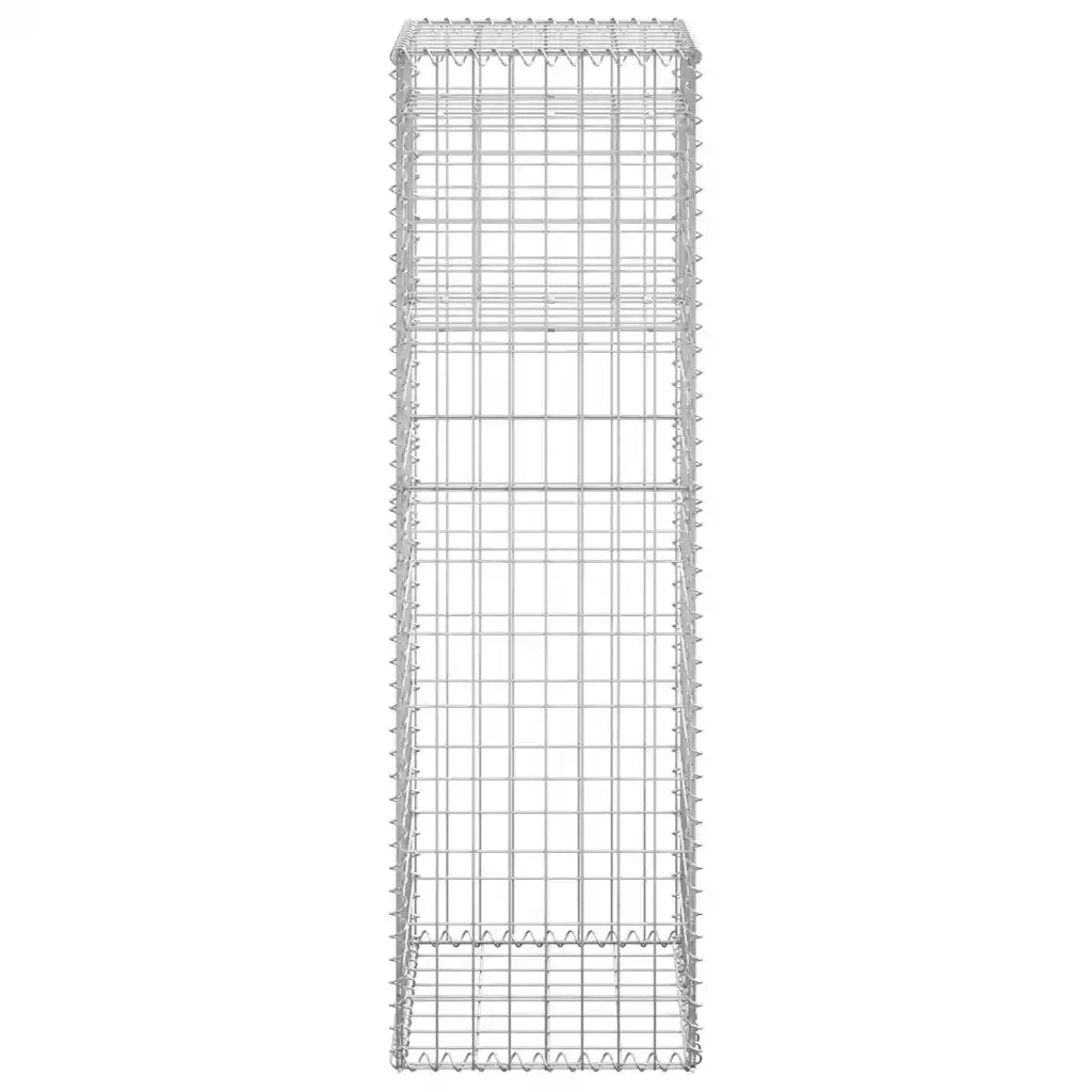 Cesto a Gabbione a Torre 40x40x140 cm in Ferro 151262