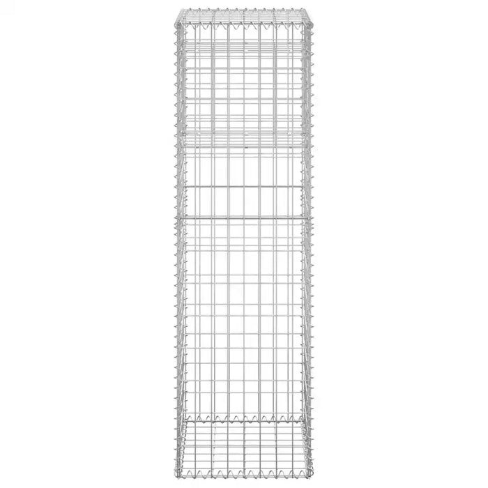 Cesto a Gabbione a Torre 40x40x140 cm in Ferro 151262