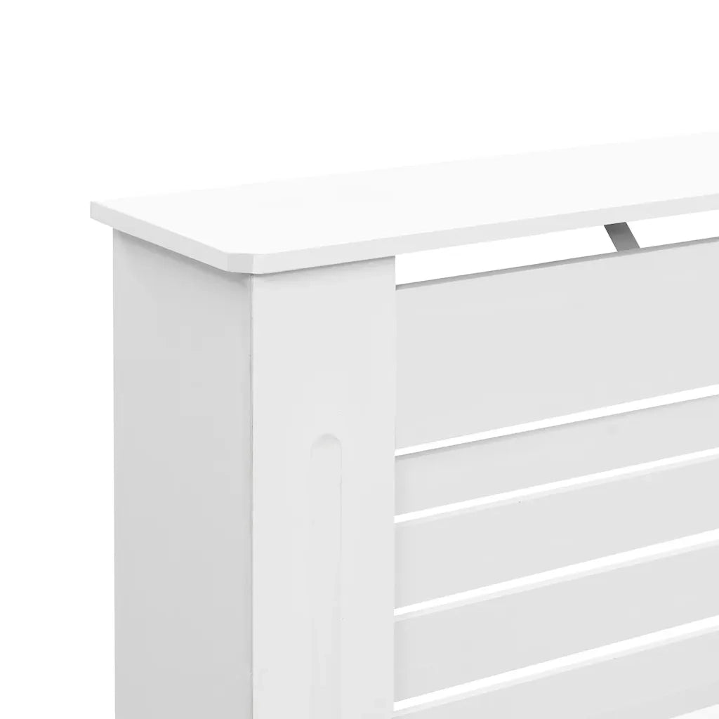 Copertura per Radiatore Bianca 152x19x81,5 cm in MDF 284321