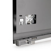 Cassetto esterno Vertex con regolazione 3D altezza 83mm, 40kg, profondità 450mm, Acciaio, Verniciato bianco
