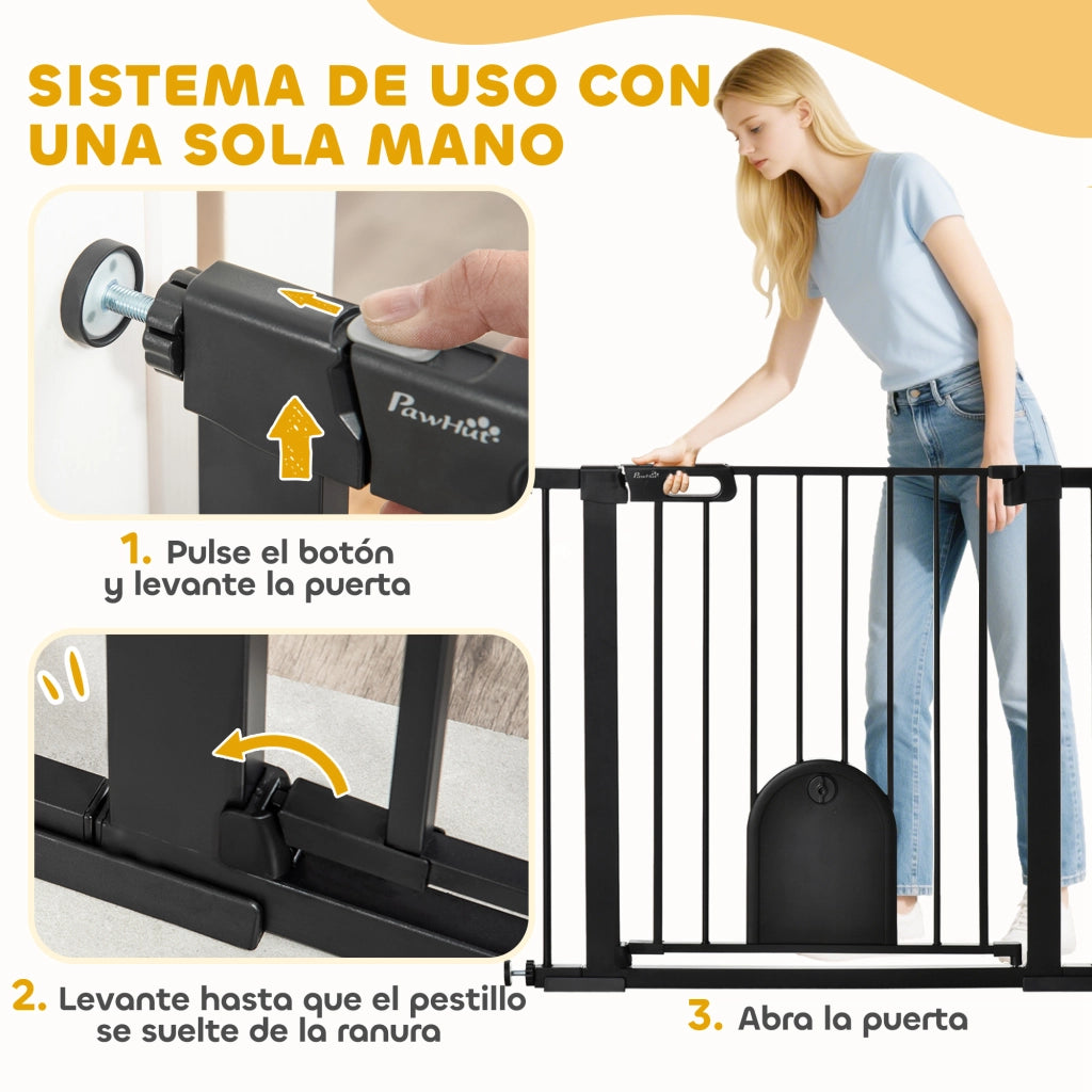 Barriera di Sicurezza per Cani ¨C zephmum ¨C Nero 75-103 cm