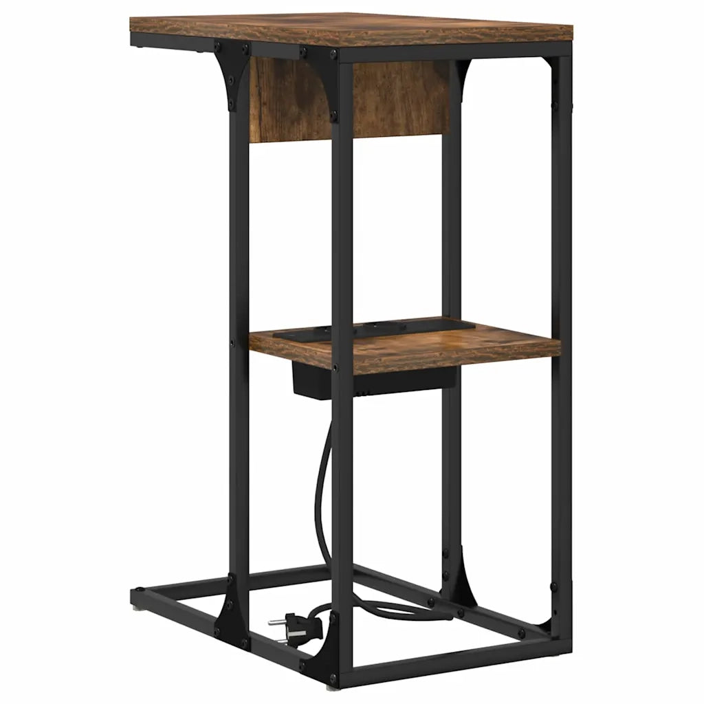 Armadio da Notte Rovere fumé 41,5 x 26 x 60,5 cm 859592