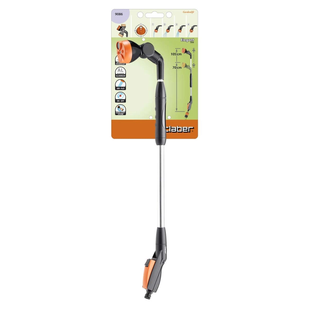 LANCIA DOCCIA INNAFFIO ELEGANT 4 FUNZIONI IN BLISTER 9086 - 1 blister CLABER