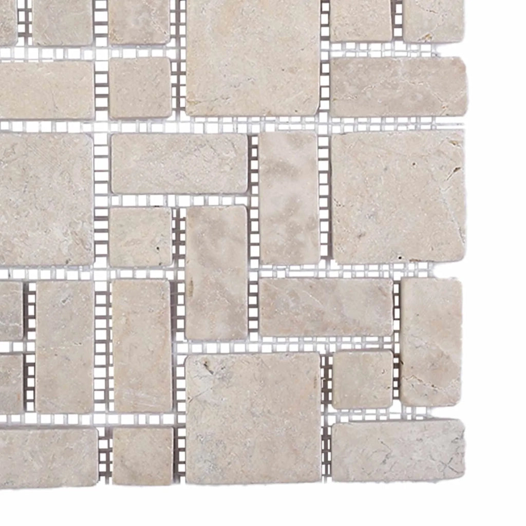Piastrelle Mosaico Crema 30 x 30 cm Marmo 42033525