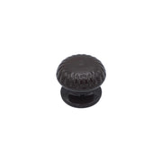 Pomolo fisso per porta SAGUATTI 861/70UB in alluminio marrone lucido