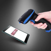 Scanner a Barre Codici a Rete Portatile 24 GHz Due Modalità di Connessione Alta Sensibilità per Magazzino Supermercato Albergo e Altro (Blu)