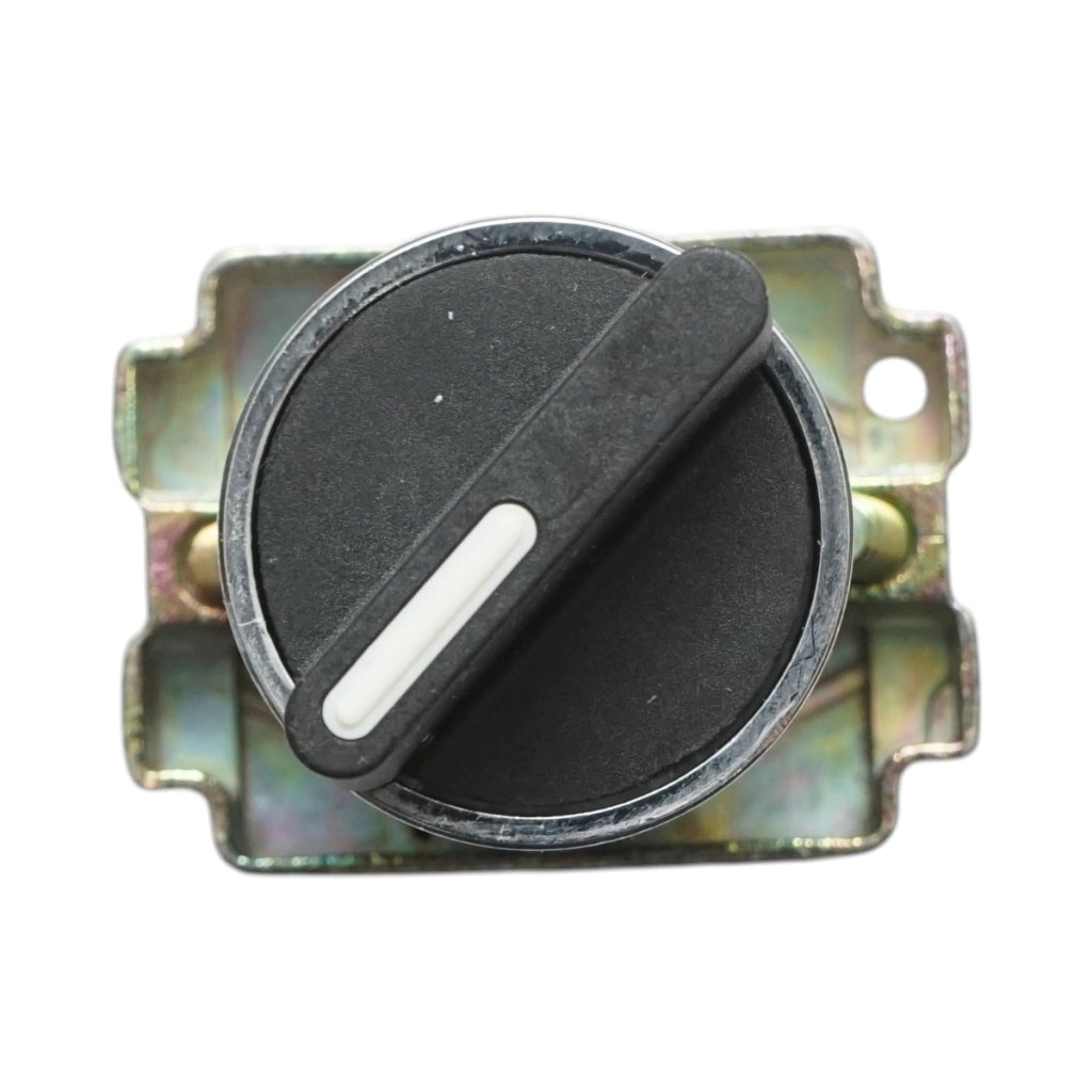 Selettore a 2 posizioni nero con ritenuta 1NO+1NC, 400V/10A, LAY5-BD25 Breckner Germany