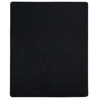 Lenzuola con Angoli Jersey 2pz Nero 90x200 cm Cotone 136211