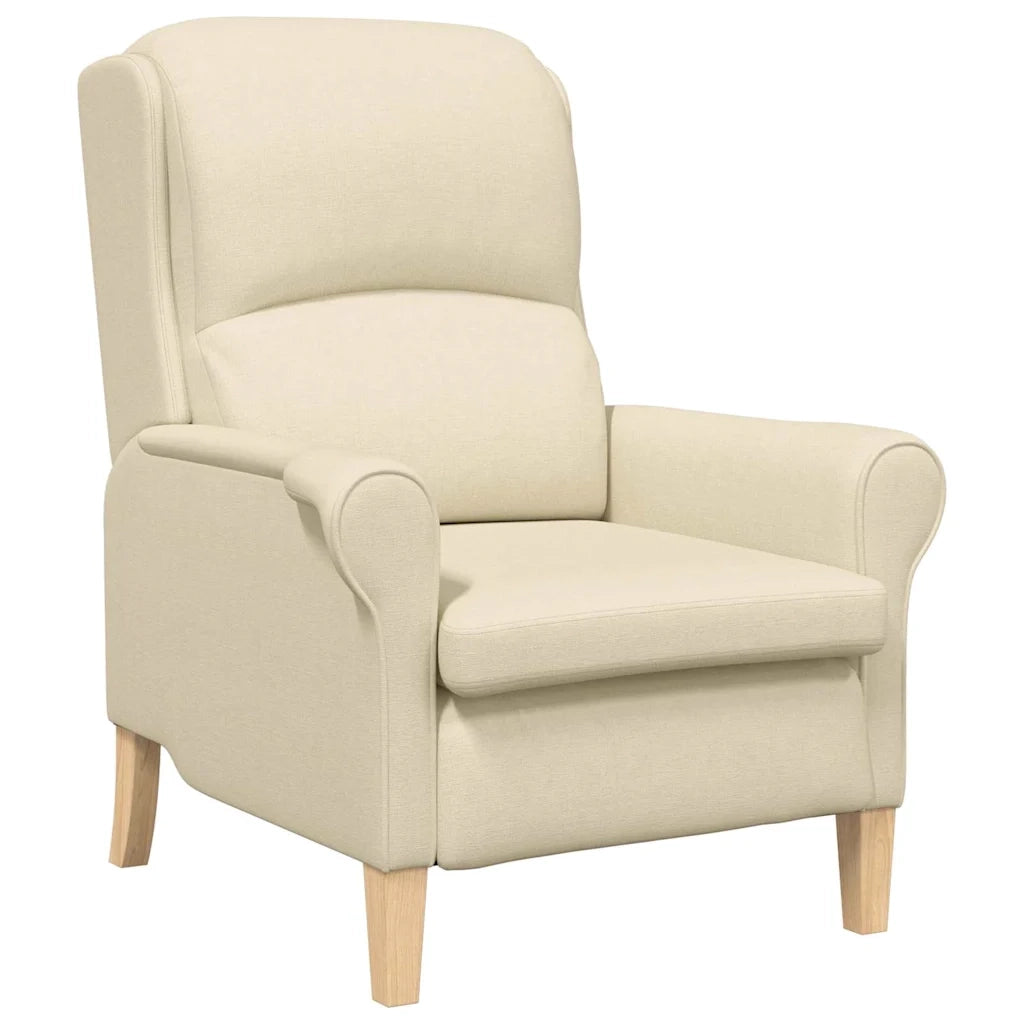 Poltrona-Poltroncina-Divano Sedia Crema Tessuto 869746
