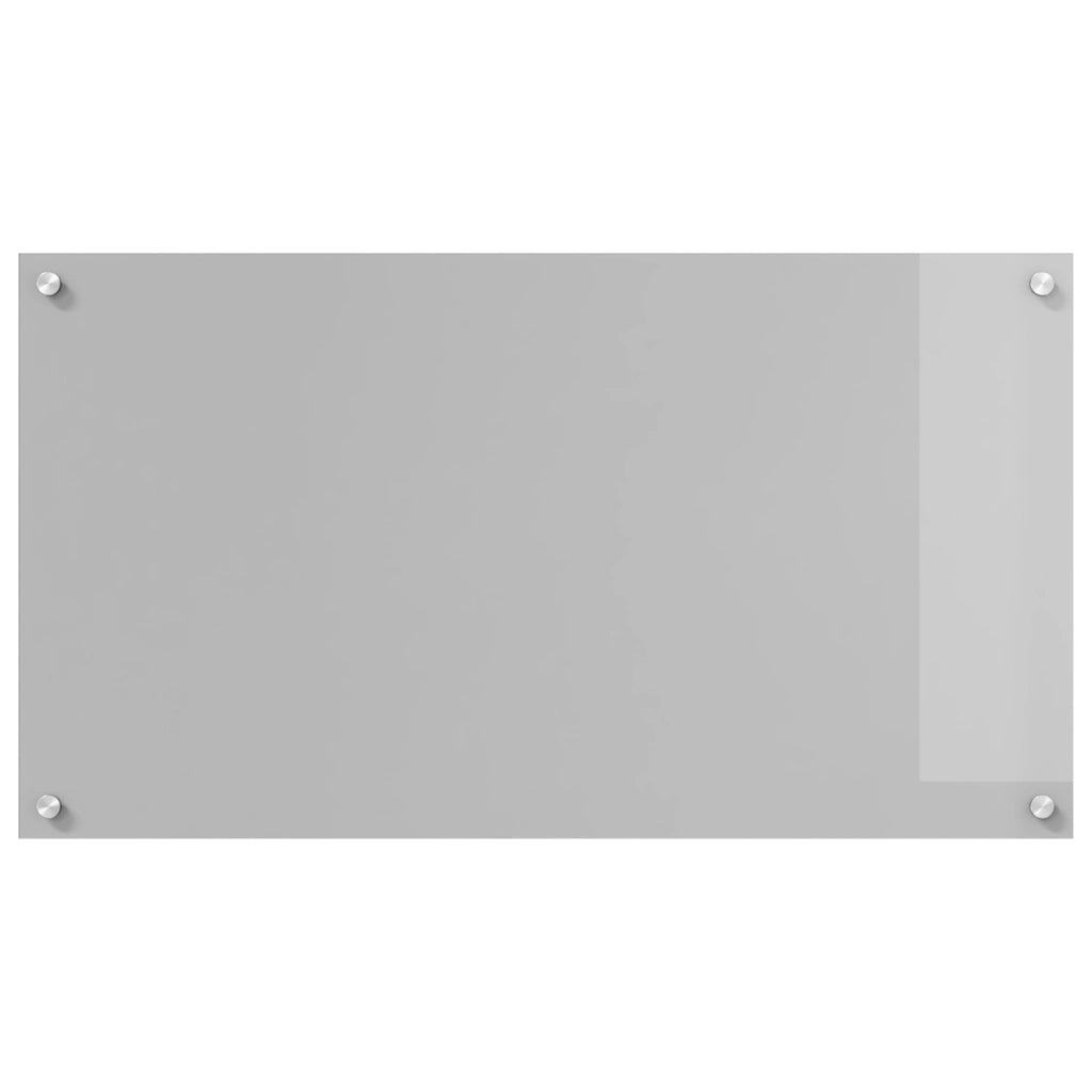 Cucina Backsplash Grigio chiaro 90x50x0.6 cm Vetro temperato