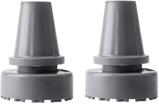 Antisuddivisione per staffe in gomma - 2 pezzi - diametro interno 19 mm - duraturo - resistente al trascinamento - flessibile - alta qualità di aderenza - staffe per bastone da passeggio