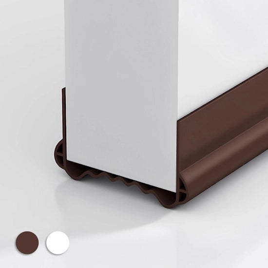 Striscia di chiusura per porte 100 cm - adatta per porte con spessore di 3-5 cm - riempimento massimo di apertura 25 cm - isolamento acustico - facile da applicare
