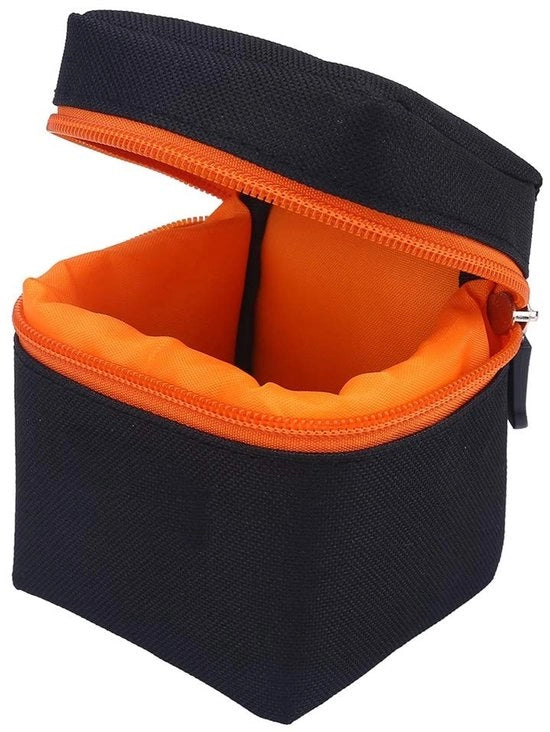 Tas per fotolens portatile - Resistente allo shock - 7 mm di spessore - Tessuto Oxford - Chiusura a righello - Protezione per obiettivo fotografico - Adatto per uso da stazione di lavoro...