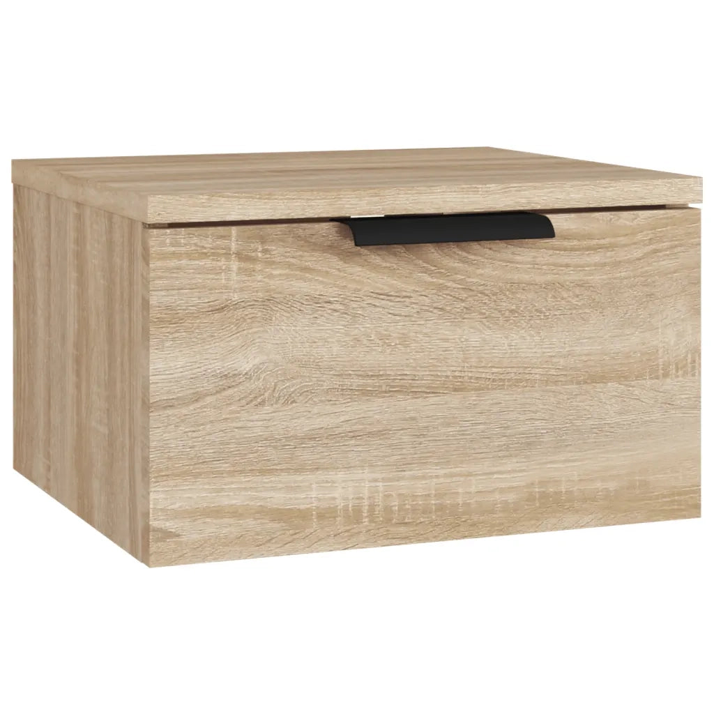 Comodino a Muro Rovere Sonoma 34x30x20 cm 811382