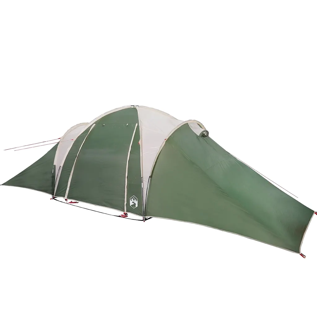 Tenda da Campeggio a Cupola per 6 Persone-Tenda per Escursionismo Verde Impermeabile 890079